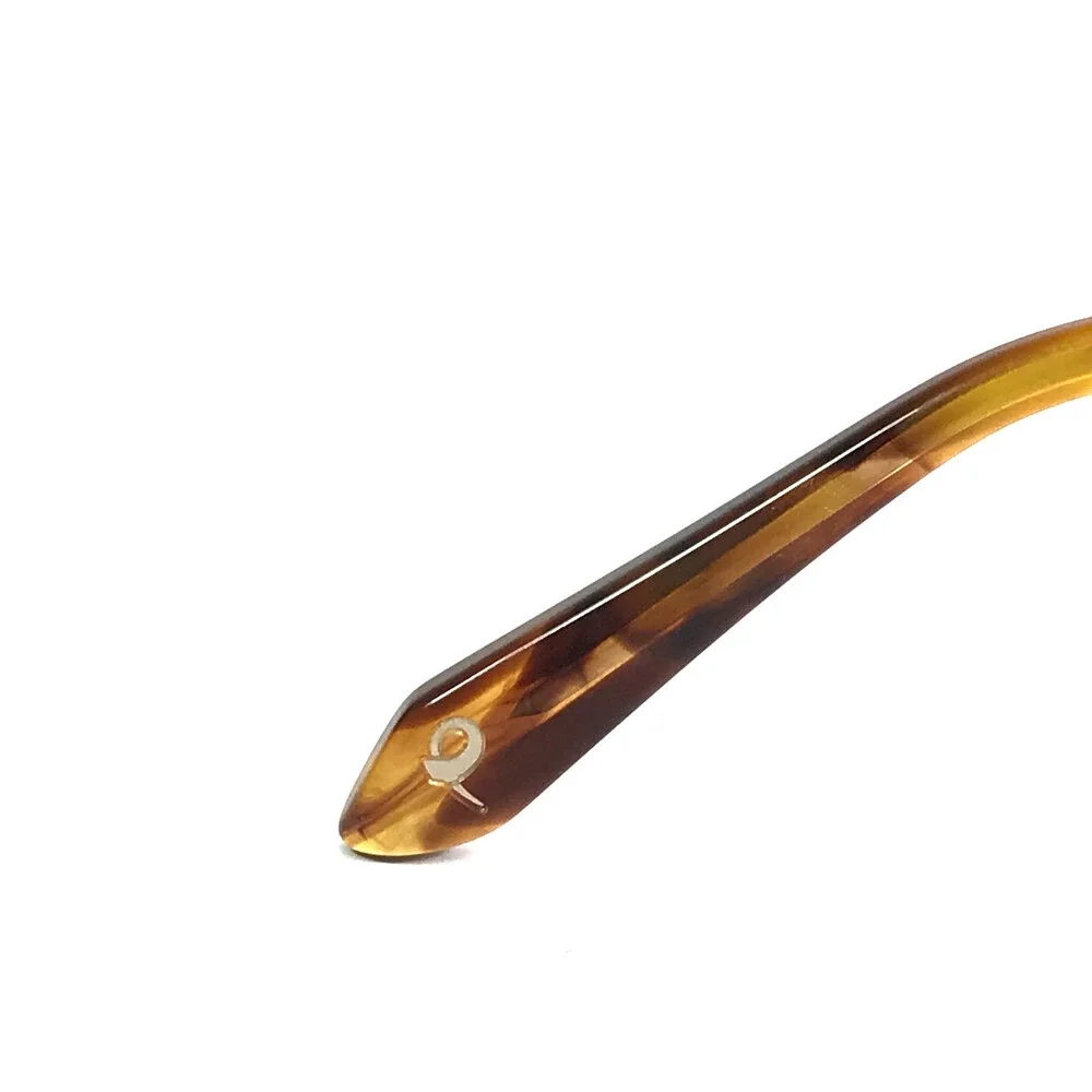 J.F. Rey Petite Eyeglasses Frames PA093 9050 Demi Horn Gold Cat Eye 48-16-140